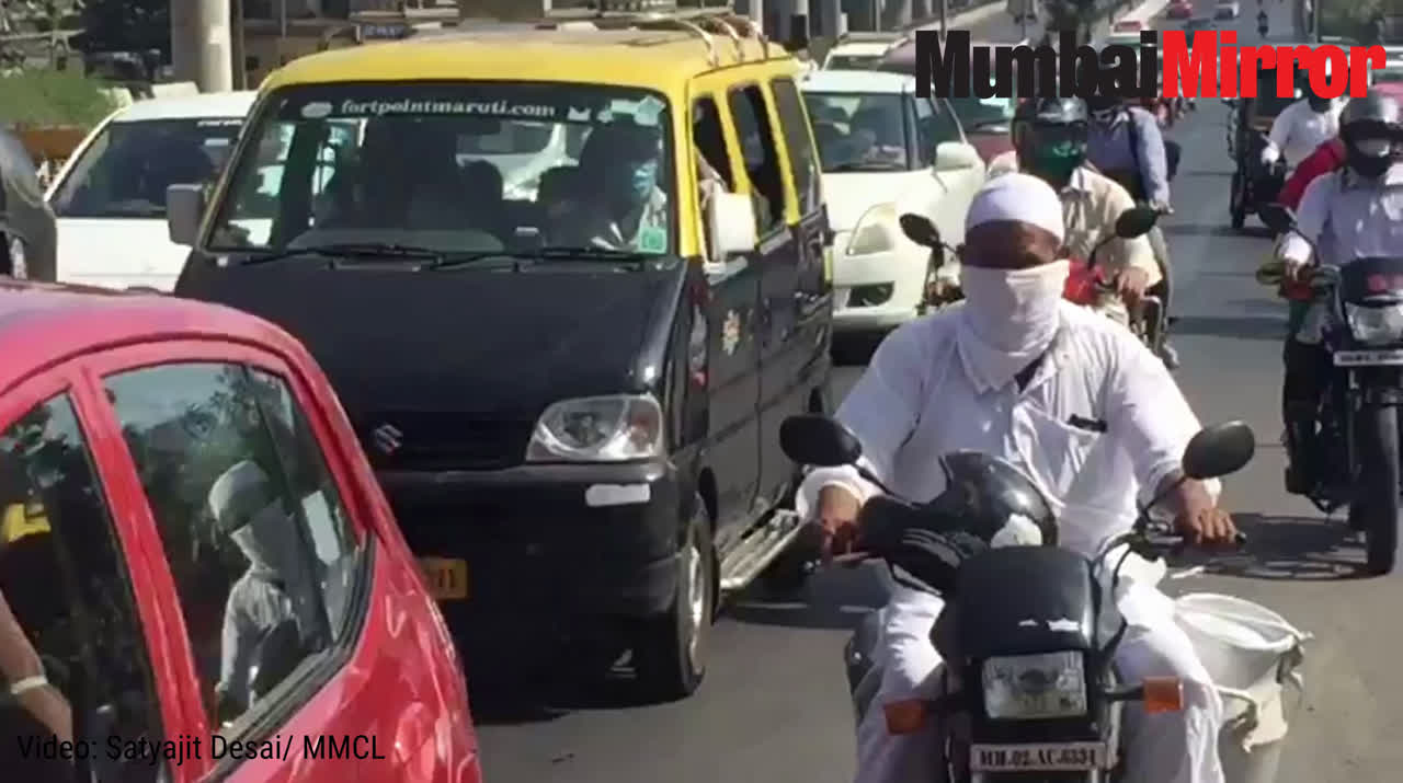 Lockdown 3.0: Traffic visuals from Western Express Highway, near Goregaon Lockdown 3.0: Traffic visuals from Western Express Highway, near Goregaon