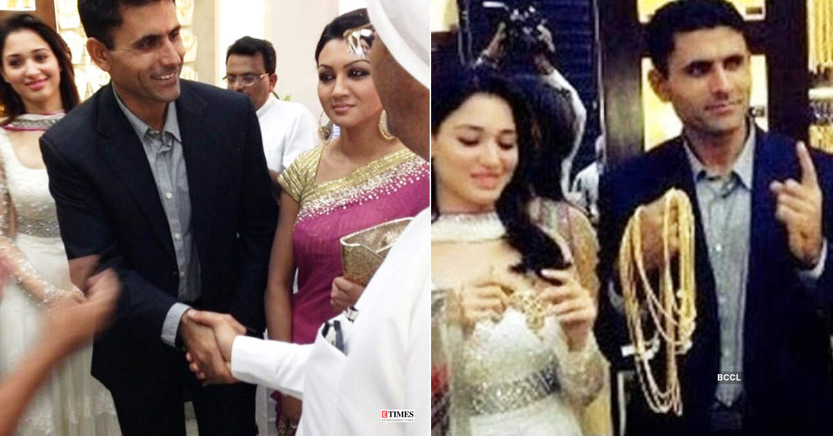 Pictures of Tamannaah Bhatia with Pak cricketer Abdul Razzaq spark wedding rumors |  Photogallery - ETimes