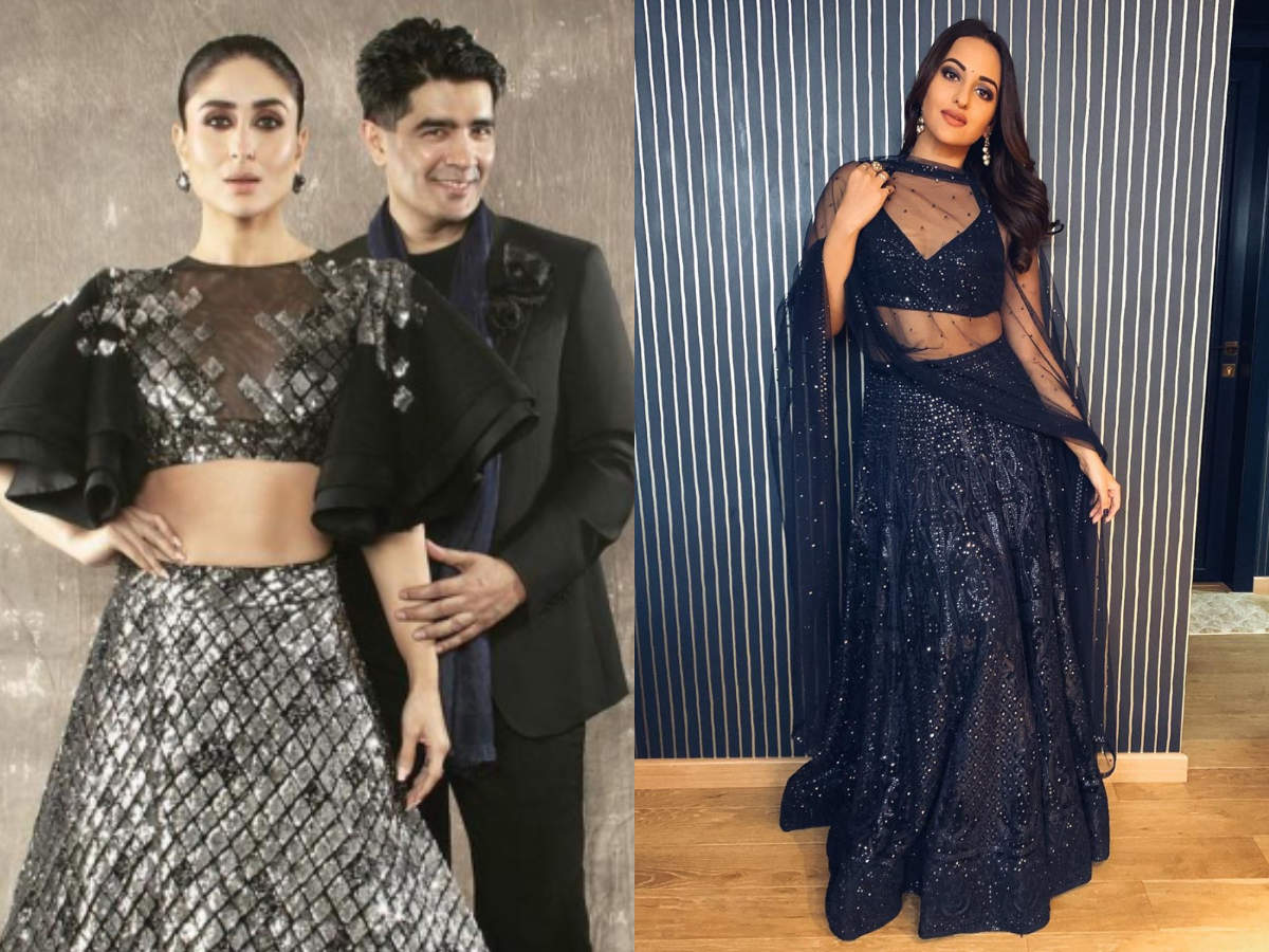 kareena kapoor in black lehenga