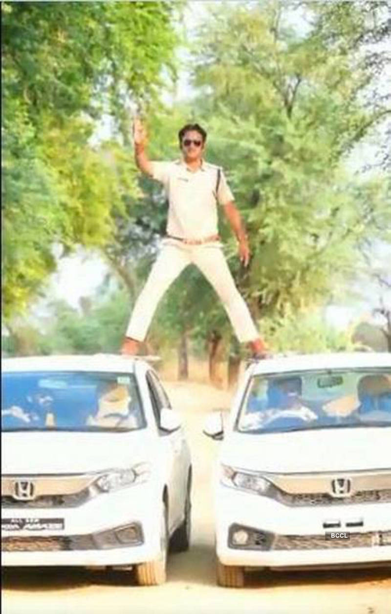 MP cop fined Rs 5,000 after his video imitating Ajay Devgn's stunt goes viral