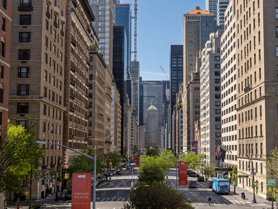 Empty streets of New York City