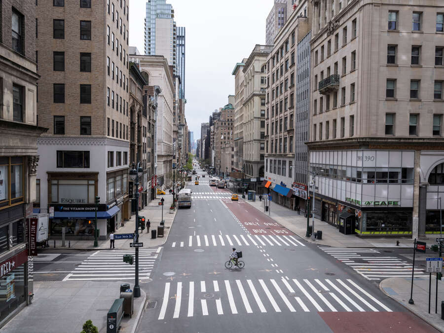 In pics: Empty streets of New York City