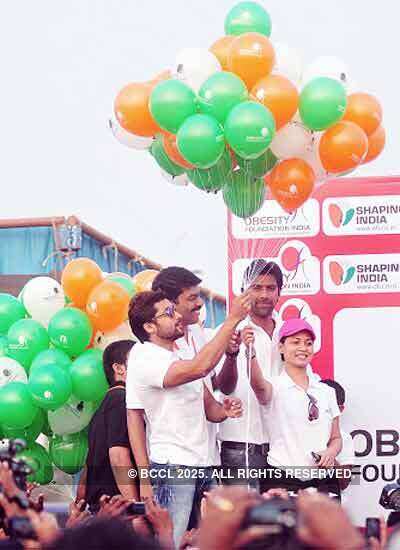 Actor Surya @ Shaping India Walkathon