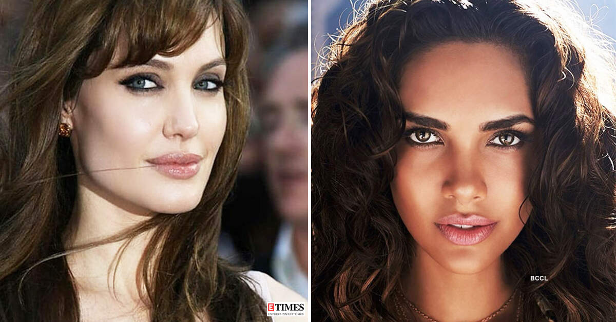 Esha Gupta and Angelina Jolie pictures