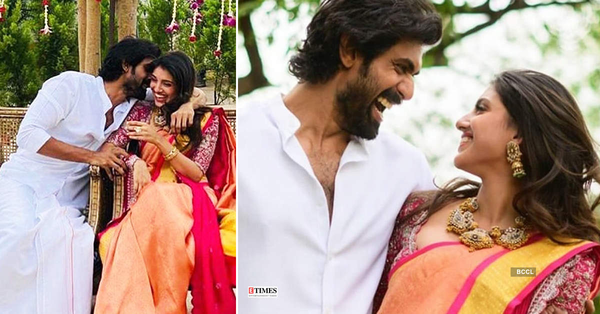 New Pictures From Rana Daggubati & Miheeka Bajaj’s Roka Ceremony ...