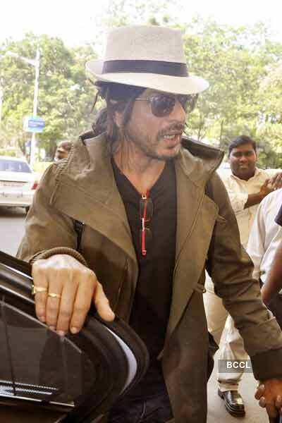 SRK spotted in new look