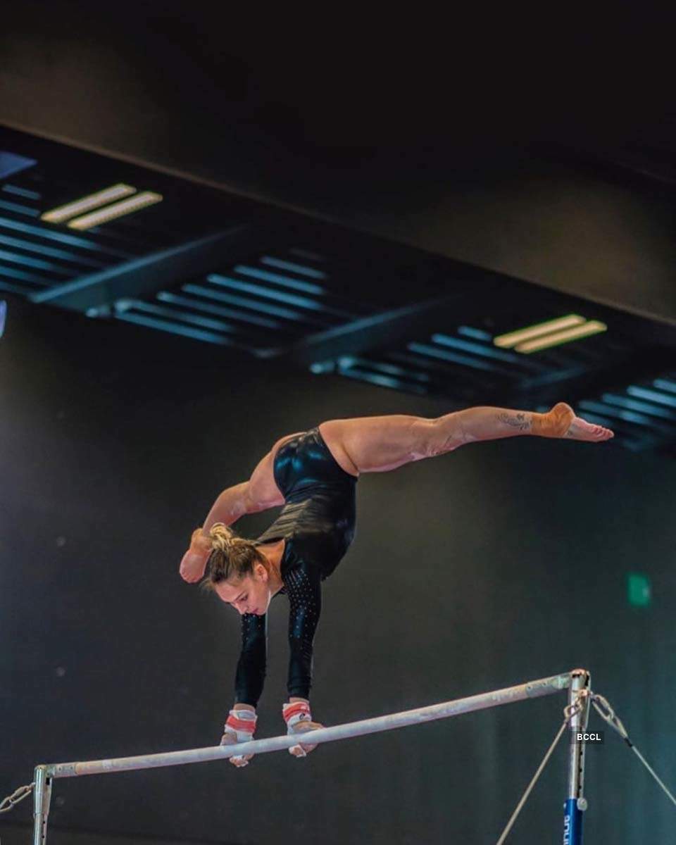 These pictures of super flexible gymnast Giulia Steingruber prove she is a human rubberband