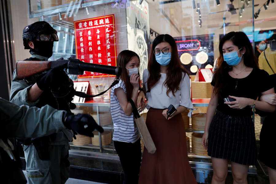 In pics: Nearly 300 protesters arrested in Hong Kong