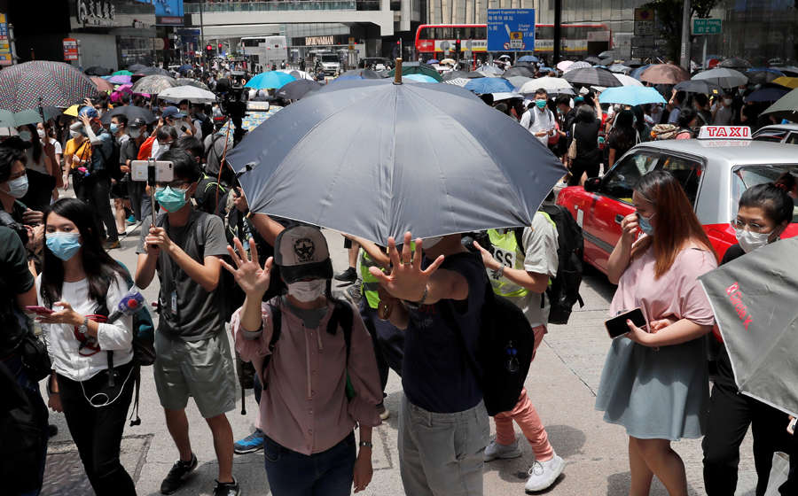 Nearly 300 protesters arrested in Hong Kong