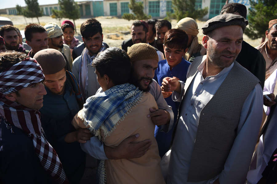 Pictures of Taliban prisoners freed by the Afghan Government