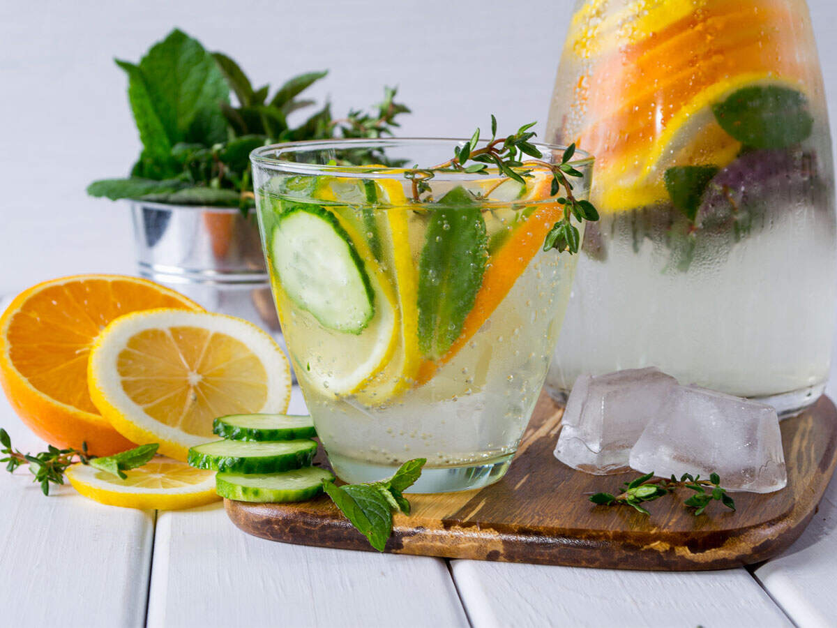 Sip this cool detox water through the day to stay slim - Times of ...