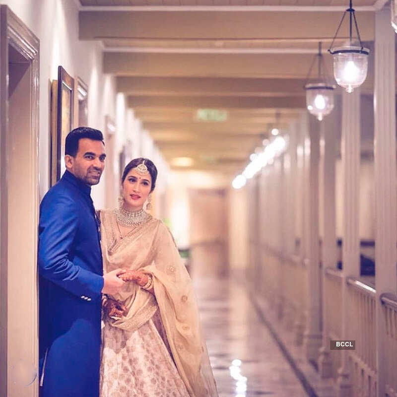 Zaheer Khan and Sagarika Gatge