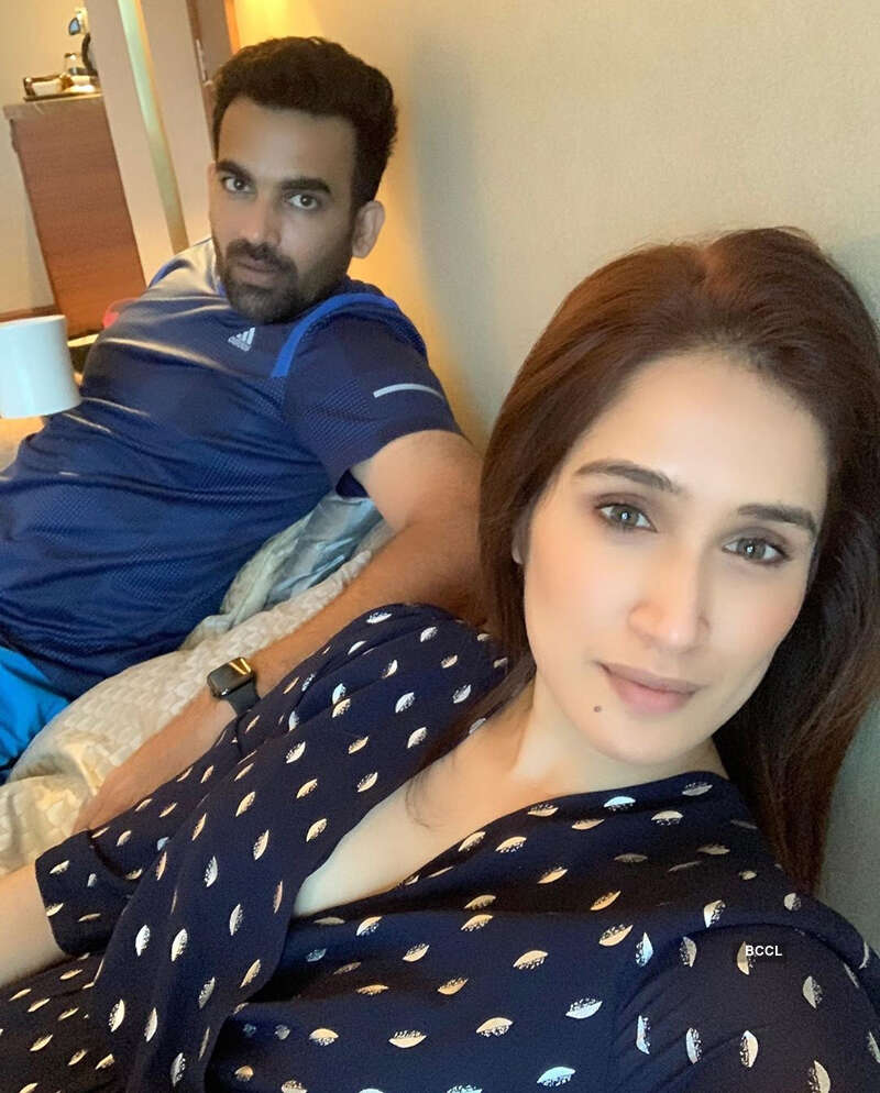 Zaheer Khan and Sagarika Gatge
