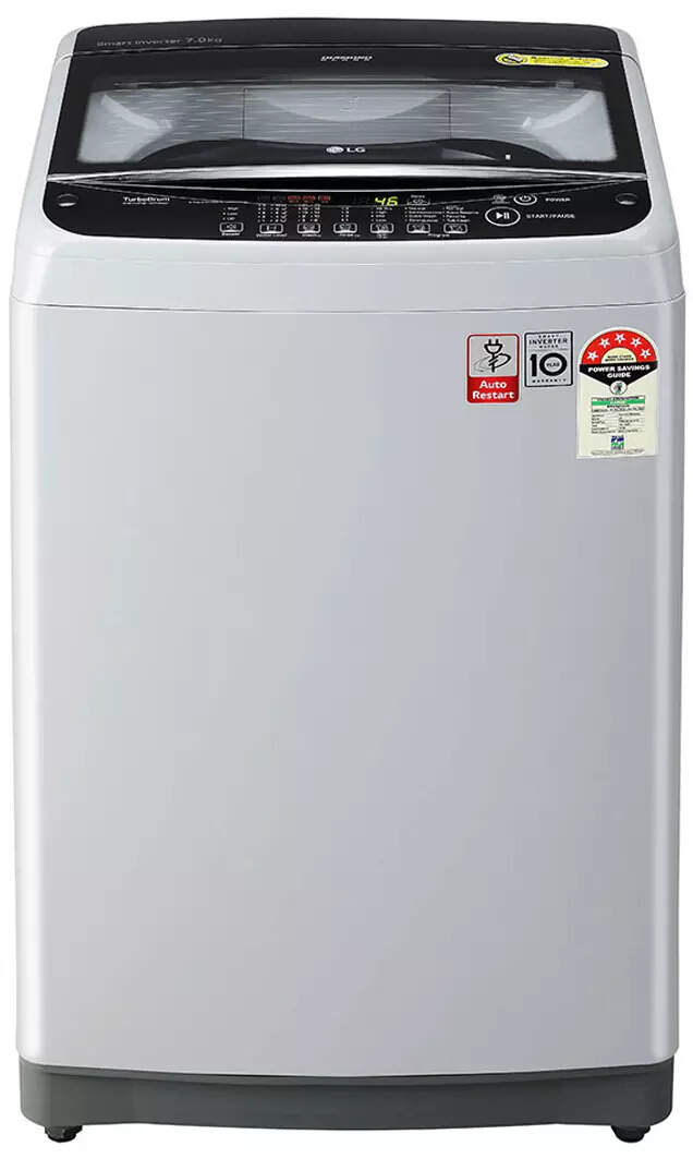 Lg 7 0 Kg 5 Star Smart Inverter Fully Automatic Top Loading Washing Machine T70sjsf3z Middle Free Silver Jet Spray Plus Online At Best Prices In India 11th Aug 2021 At Gadgets Now