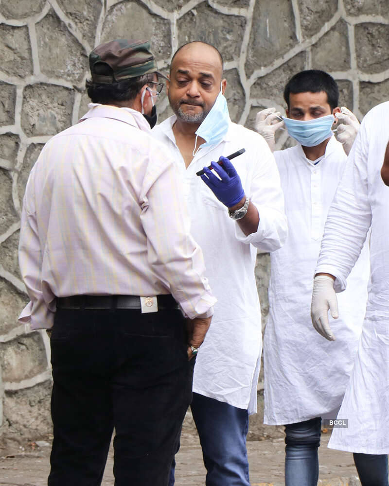 Wajid Khan funeral pictures