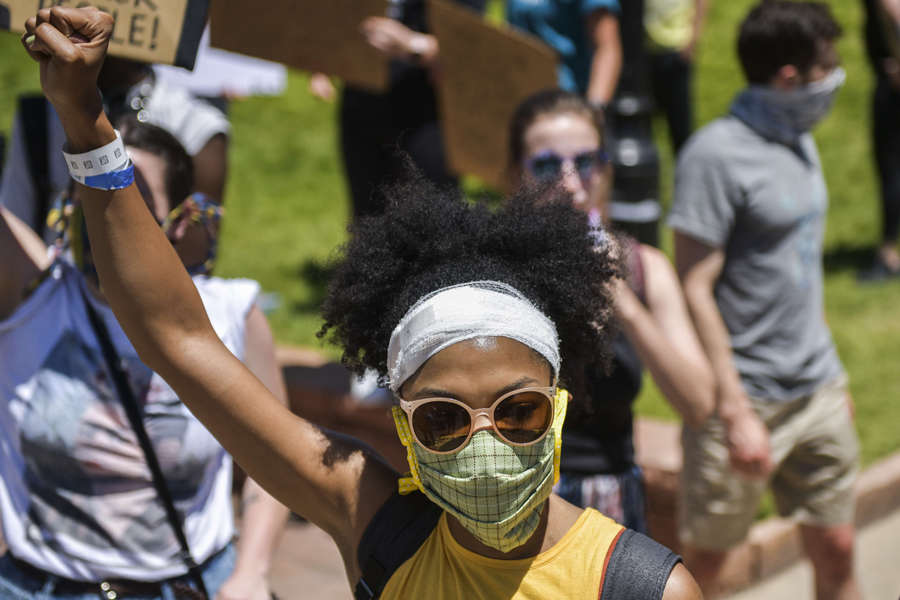 These pictures show the massive protests across America