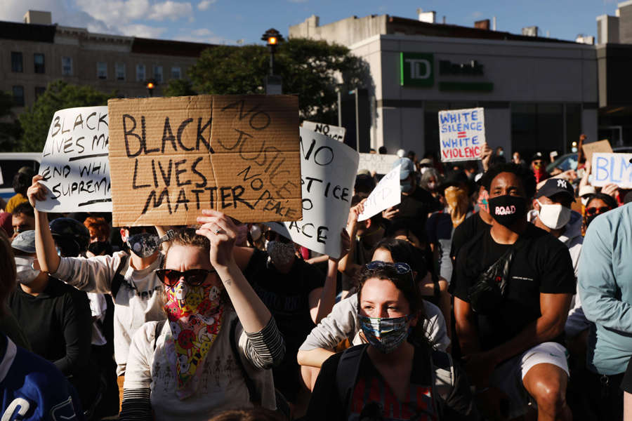 These pictures show the massive protests across America