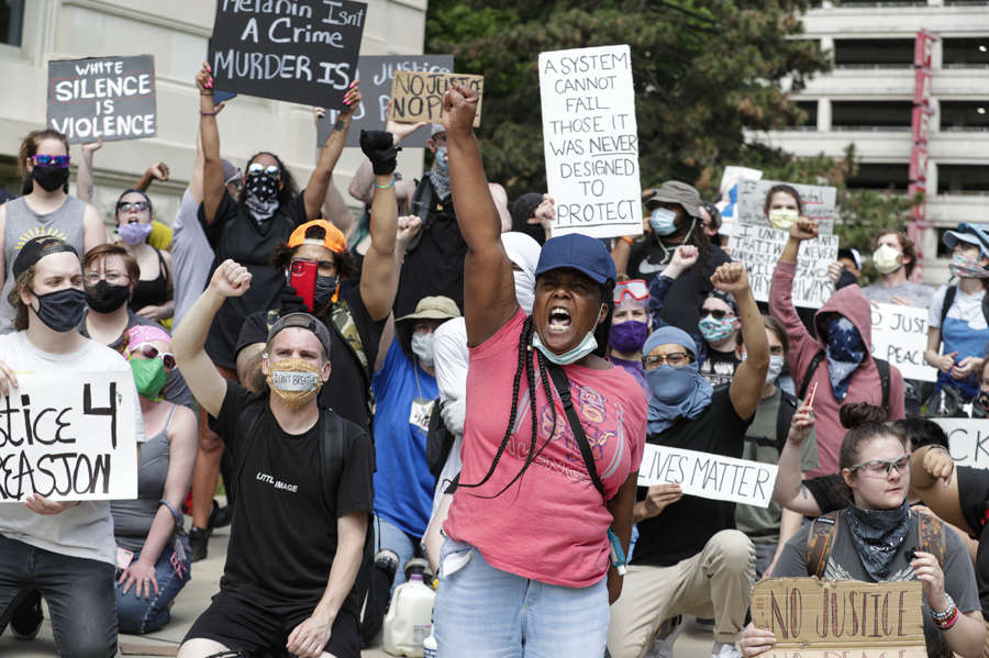 These pictures show the massive protests across America