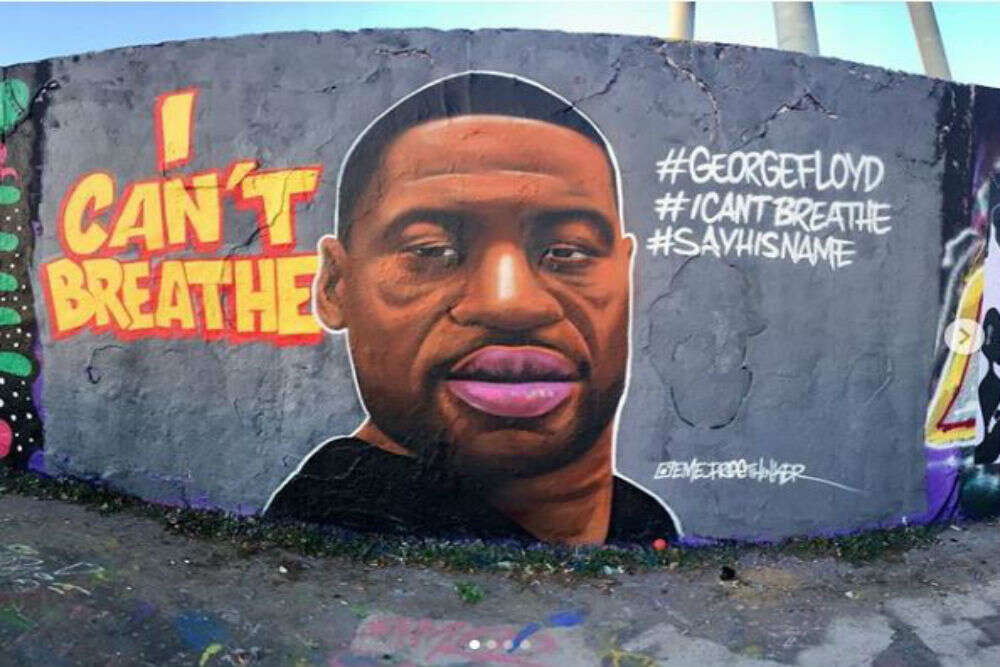 The world is paying tribute to George Floyd in the form of thought-provoking street arts The world is paying tribute to George Floyd in the form of thought-provoking street arts