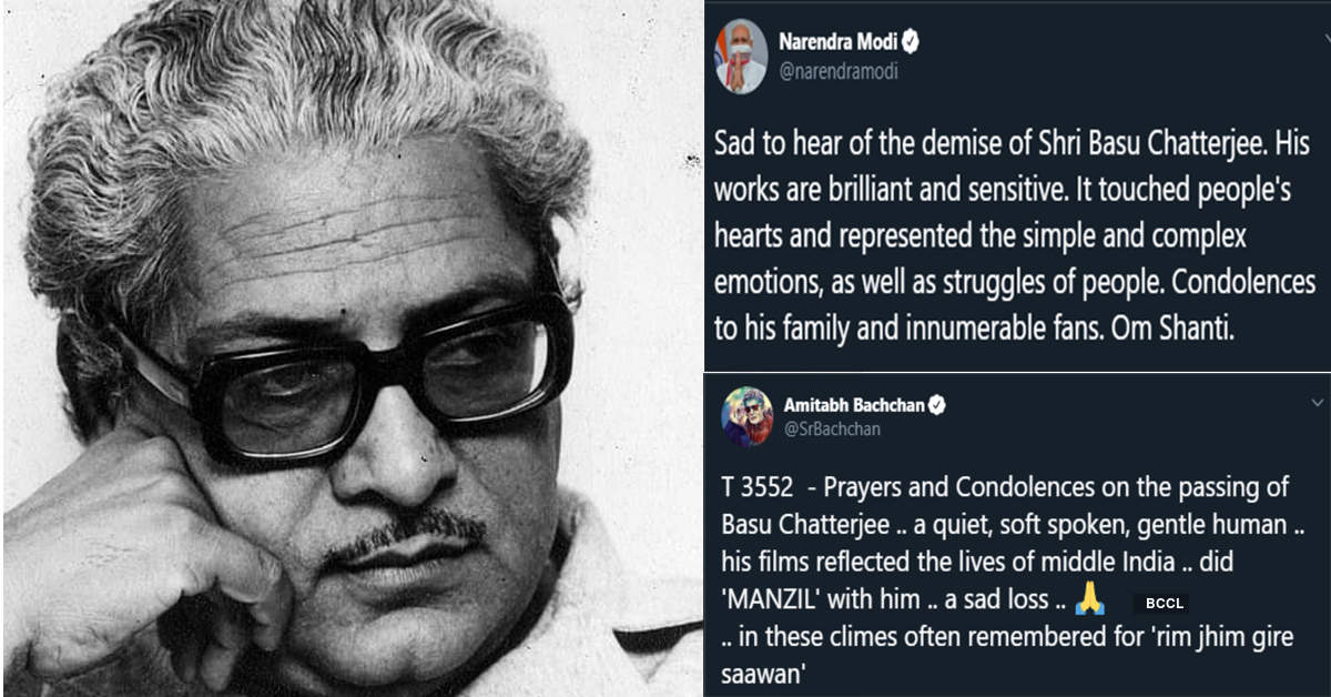 PM Modi, Big B, Hema Malini, Amol Palekar, Lata Mangeshkar and others remember filmmaker Basu Chatterjee