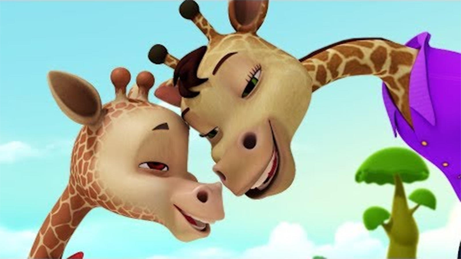 Nursery Songs and Kids Poem in Telugu: Children Nursery Song in Telugu  'Giraffe'