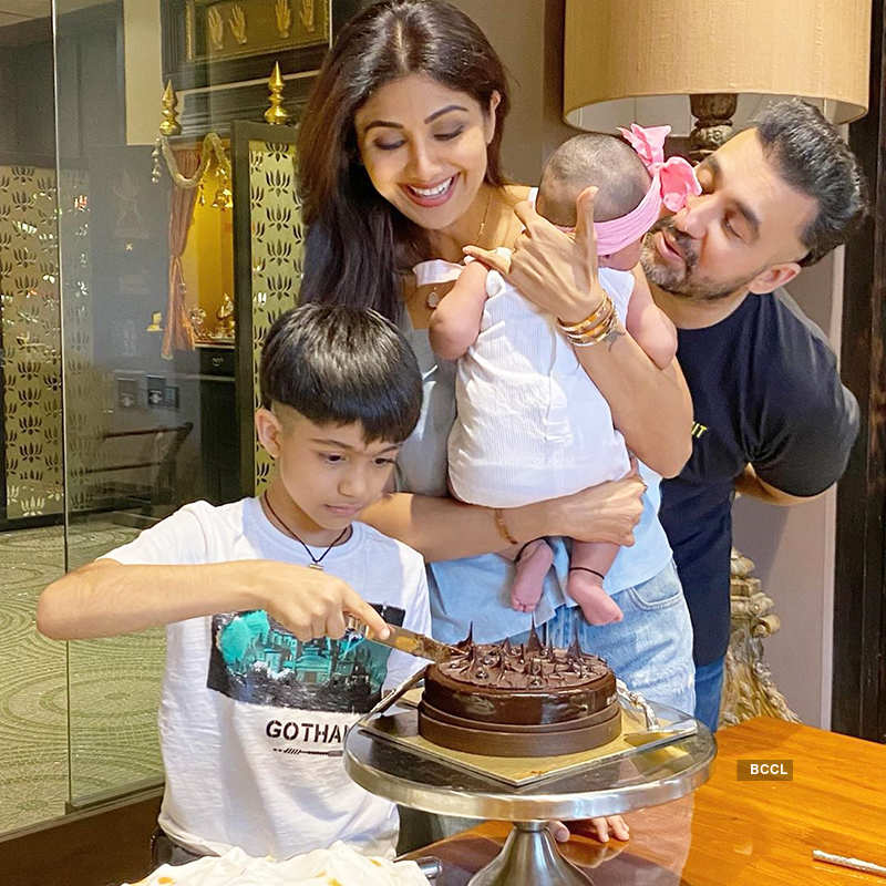 Inside pictures from Shilpa Shetty's birthday celebration with family