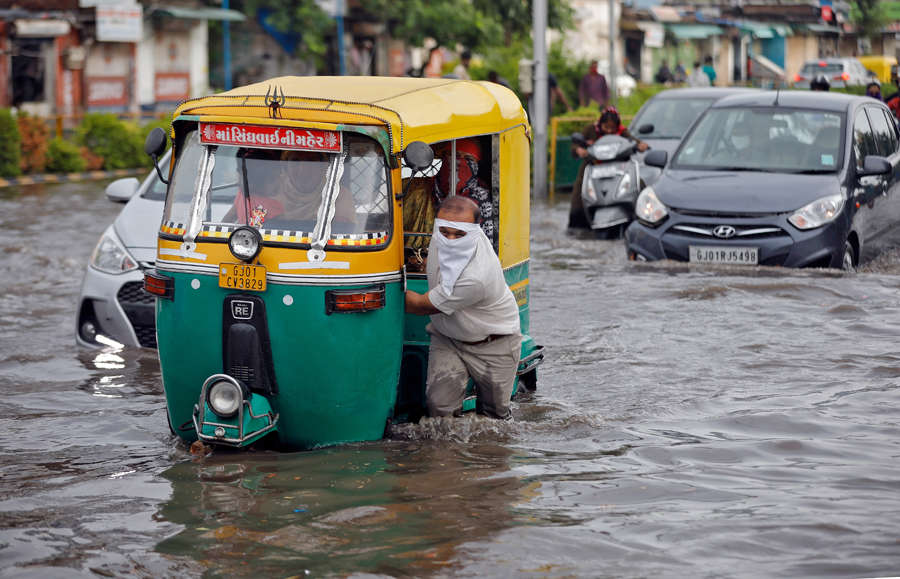 Ahmedabad: These pictures of waterlogging raise questions over drainage system