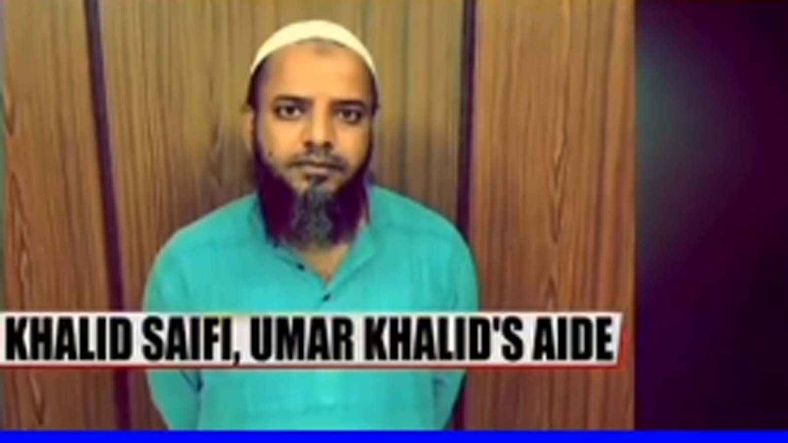 Umar Khalid's aide Khalid Saifi taken under police custody for his role in Delhi anti-Hindu riots