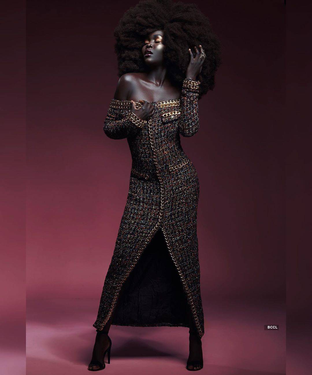 Sudanese model Nyakim Gatwech dubbed as ‘Queen of the Dark’ becomes the ...