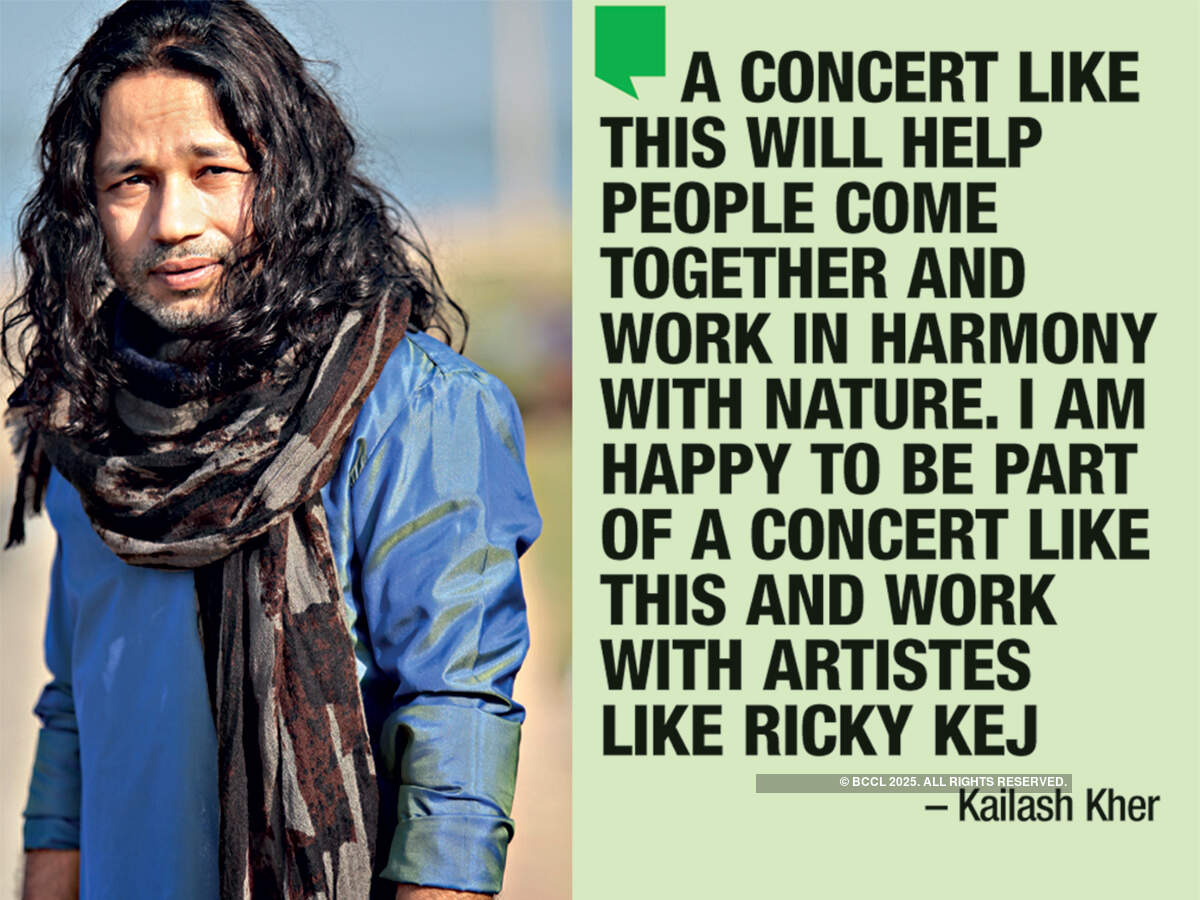 Kailash Kher is also a part of the concert
