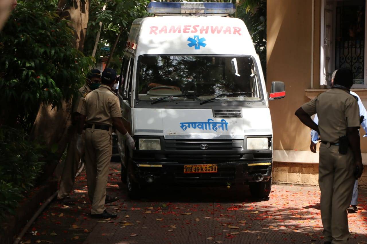 Police and ambulance arrive at Sushant Singh Rajput's Mumbai ...