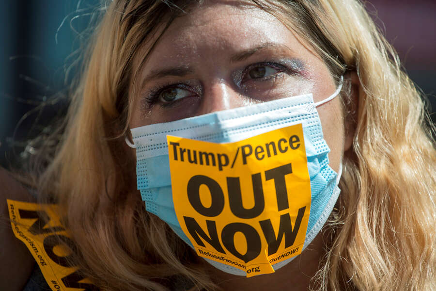 Thousands join protest rally against racism in Los Angeles