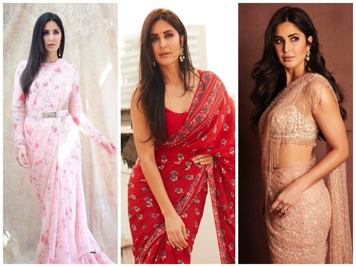 Killing it in a saree! FIVE times Katrina Kaif made our heads turn with her  fashion outings | The Times of India
