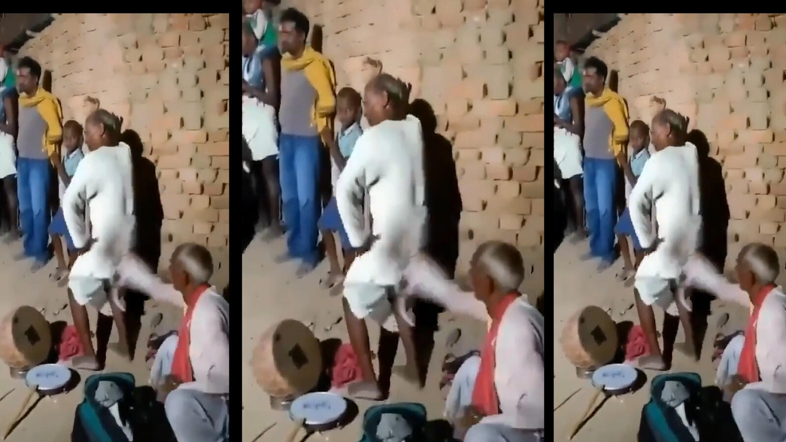 Hip smack: This old man knows how to groove