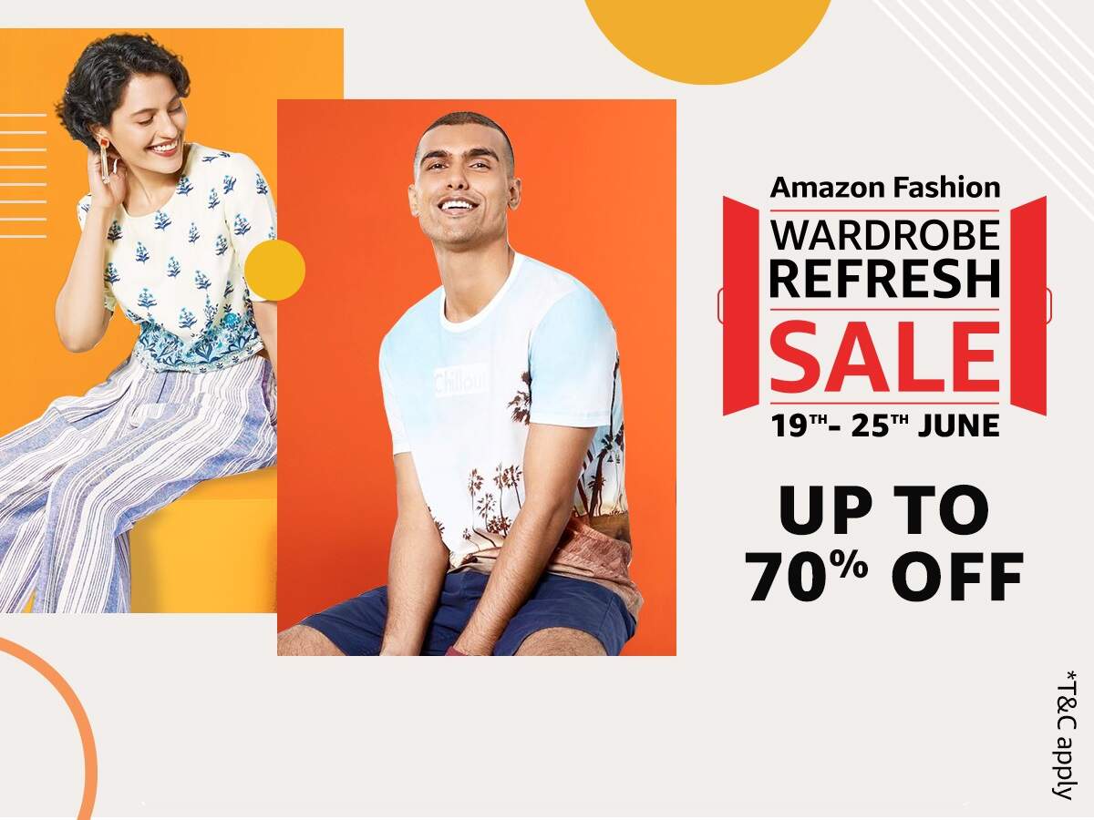 Amazon Fashion sale: Upto 50% off on men's t-shirts, women's kurtis & more