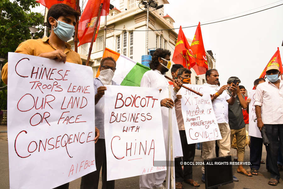 Anti-China protests erupt across India after violent face-off in Ladakh