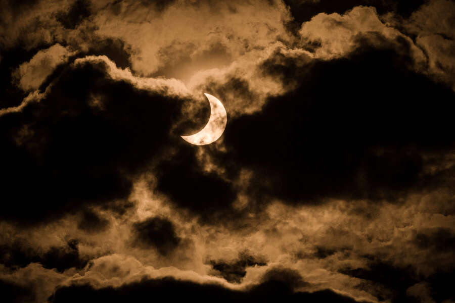 Spectacular pictures of 'ring of fire' solar eclipse from around the world
