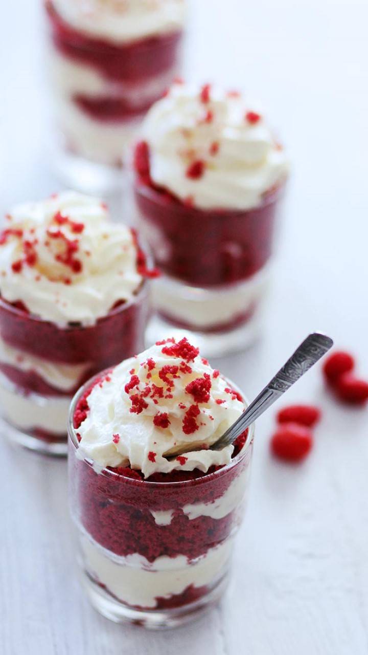 Red Velvet Cake Parfaits