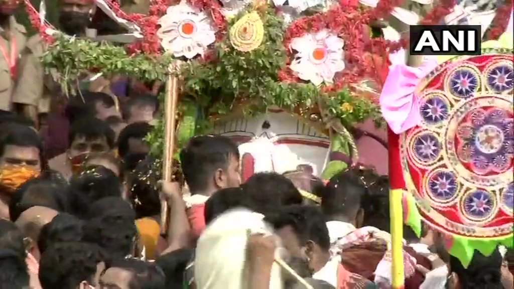 Lord Jagannath Rath Yatra taken out without sea of devotees