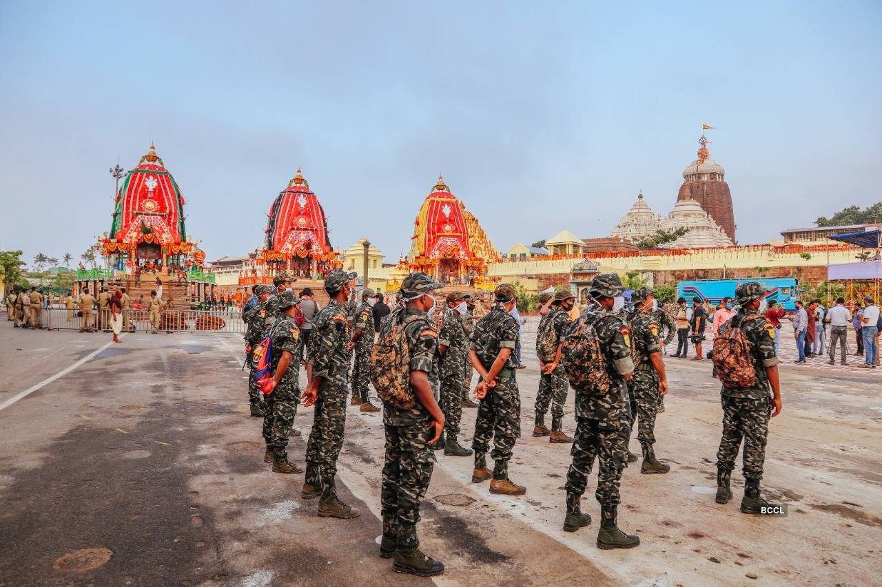 Lord Jagannath Rath Yatra taken out without sea of devotees