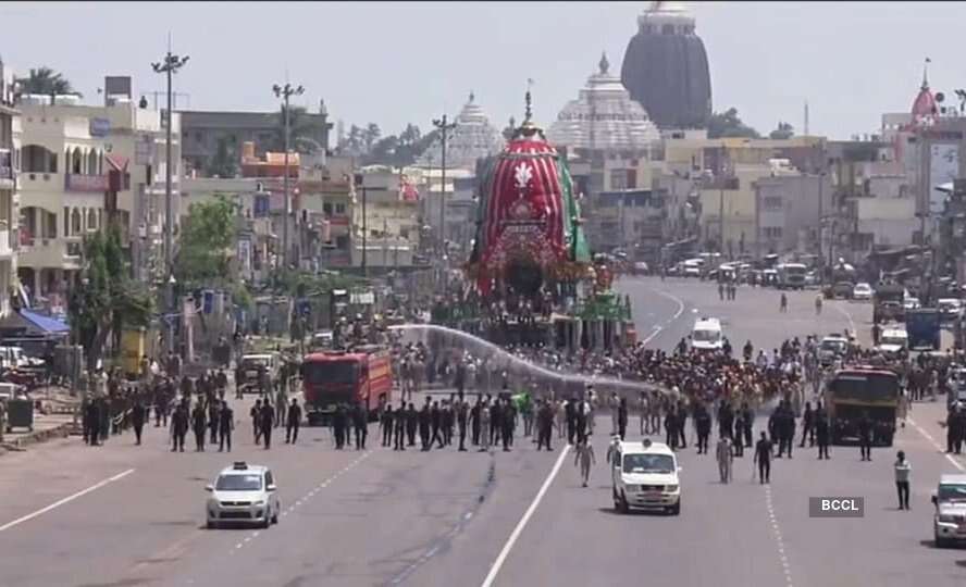 Lord Jagannath Rath Yatra taken out without sea of devotees