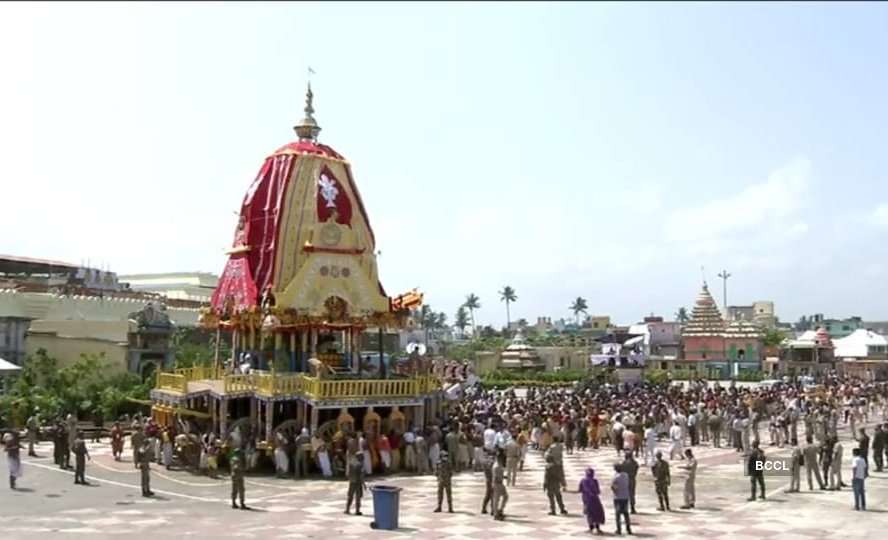 Lord Jagannath Rath Yatra taken out without sea of devotees