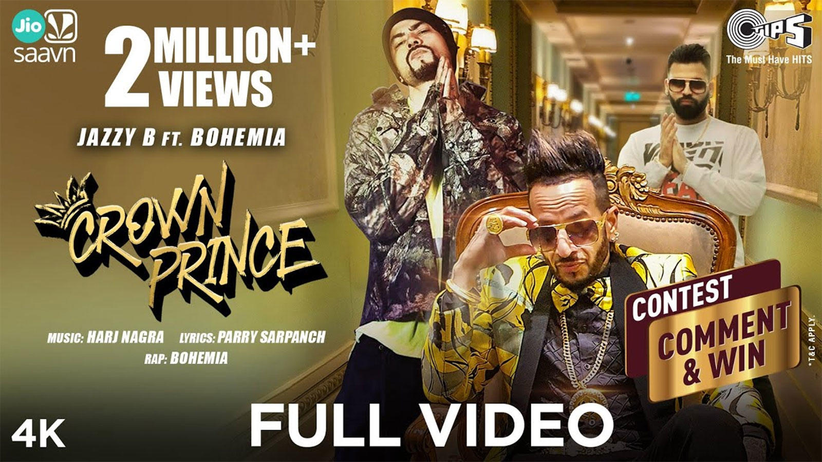 Punjabi Gana New Video Songs Geet 2020: Latest Punjabi Song 'Crown Prince'  Sung by Jazzy B Featuring Bohemia