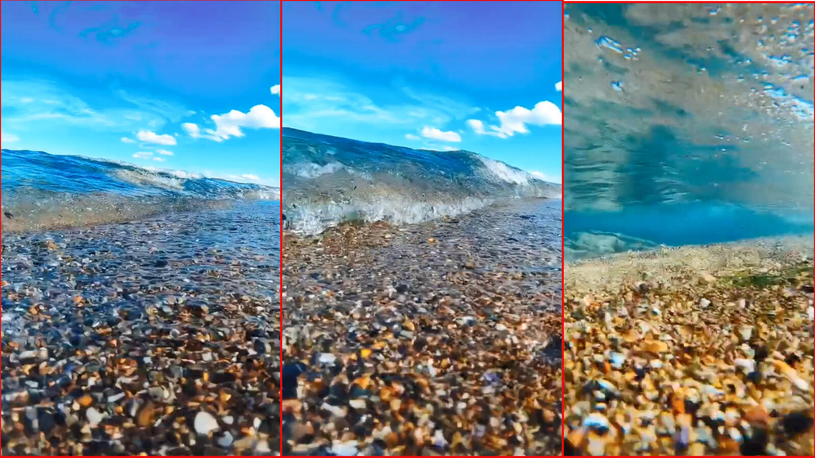 Camera captures a wave in its pristine glory