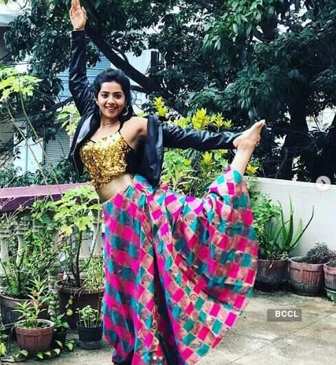 These pictures will reveal actress Lasya Nagraj's fitness mantra