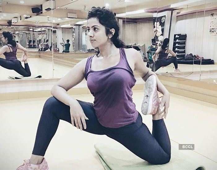 These pictures will reveal actress Lasya Nagraj's fitness mantra
