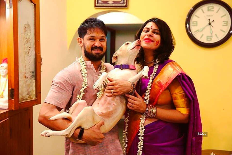 Nakkhul Jaidev's wife Sruti's baby shower pictures go viral