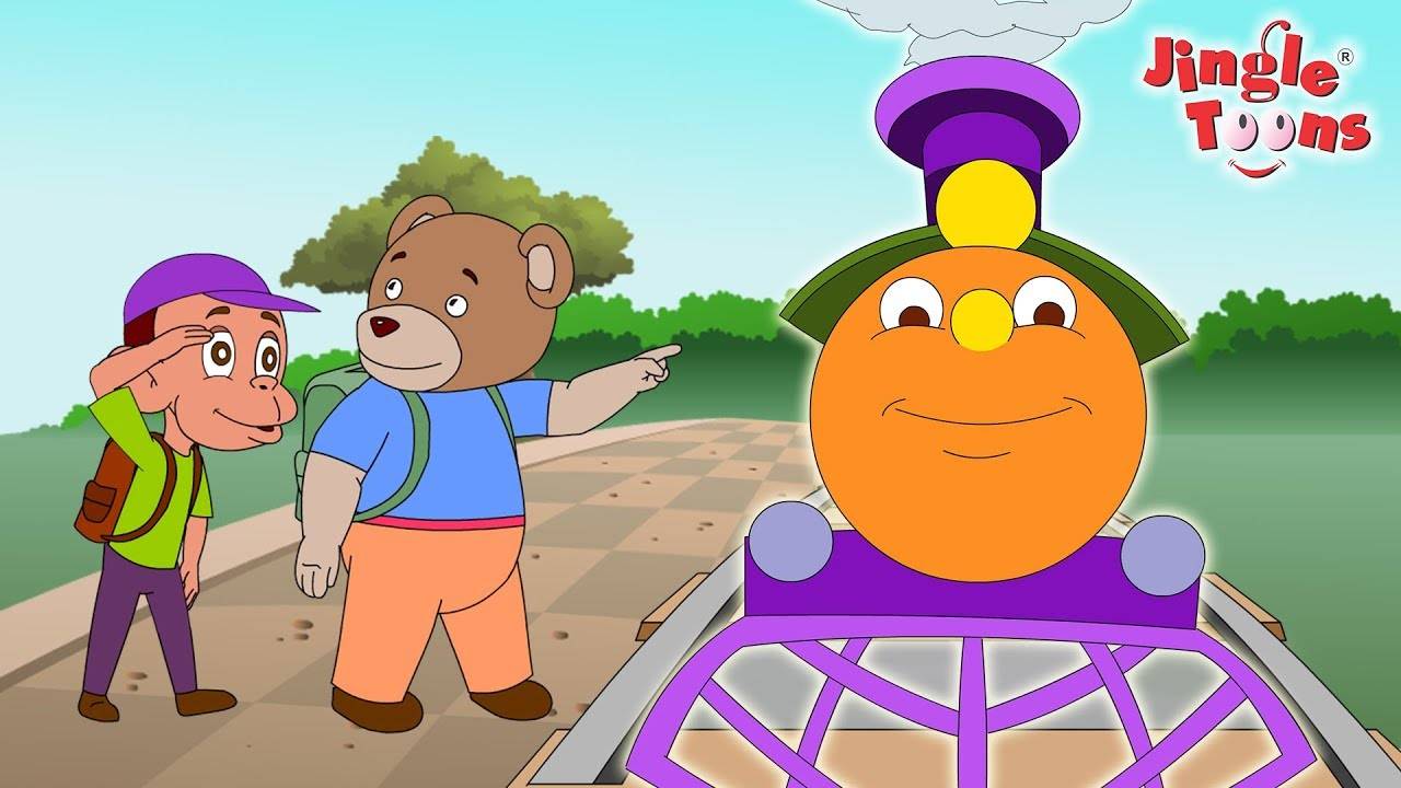 Hindi Nursery Rhymes Kids Songs Balgeet: Kids Video Song in Hindi 'Chuk  Chuk Rail Gadi'