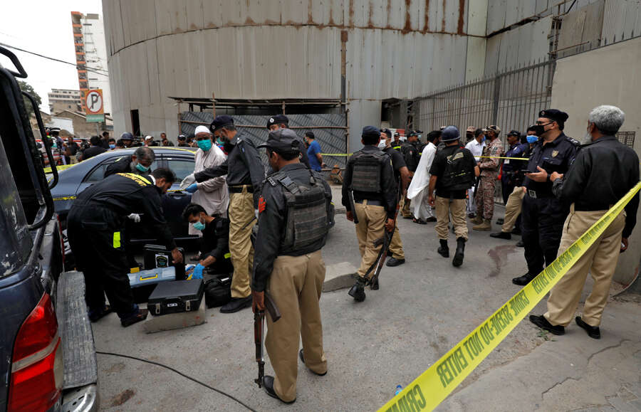 At least 11 killed in terrorist attack on Pakistan Stock Exchange
