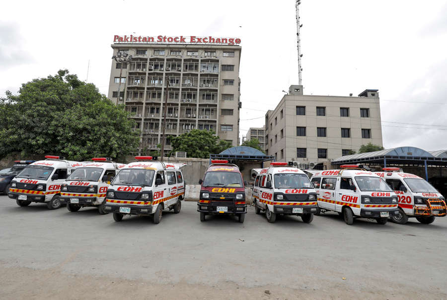 At least 11 killed in terrorist attack on Pakistan Stock Exchange